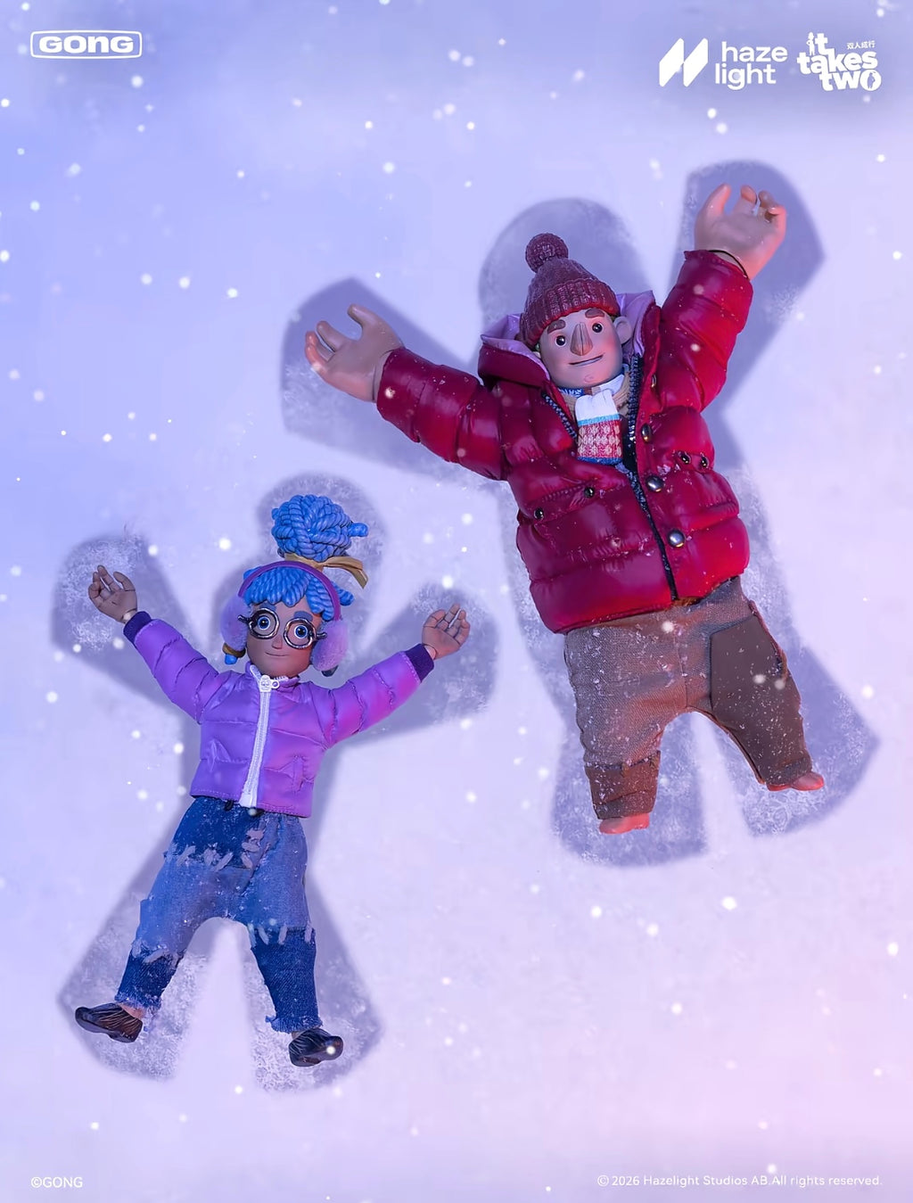 It Takes Two – Cody & May Winter Edition  Collectible Action Figures（with Weapon Accessory Pack）