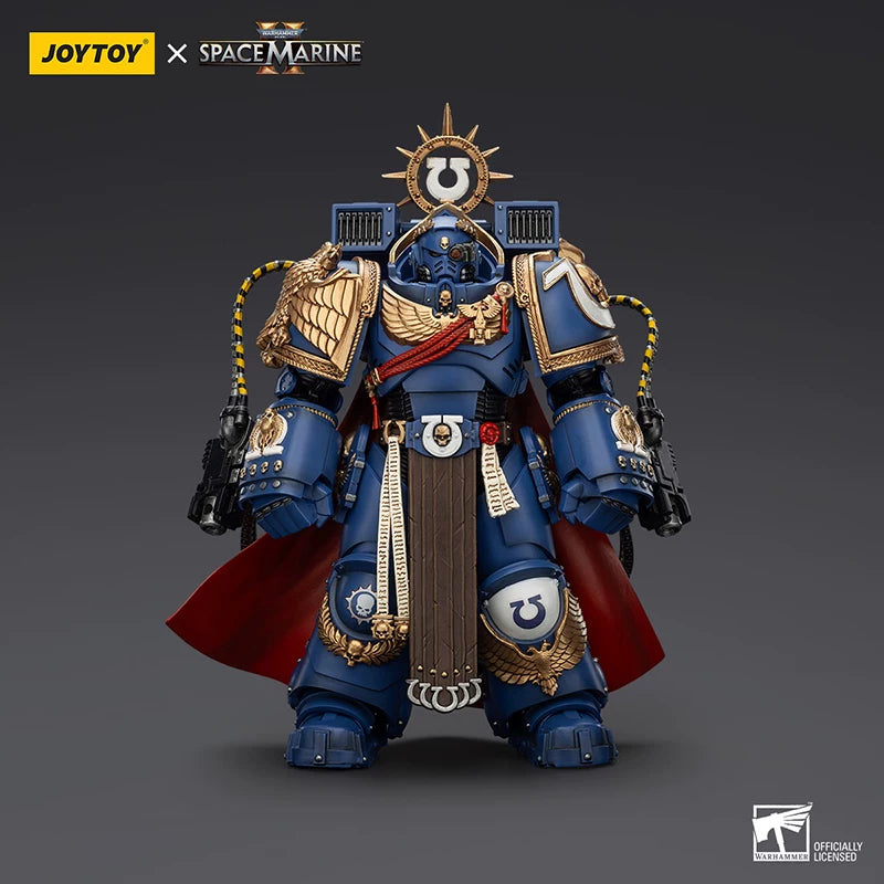 Warhammer 40,000: Ultramarines Chapter Master Marneus Calgar & Victrix Honour Guard 1/18 Scale Action Figure Set