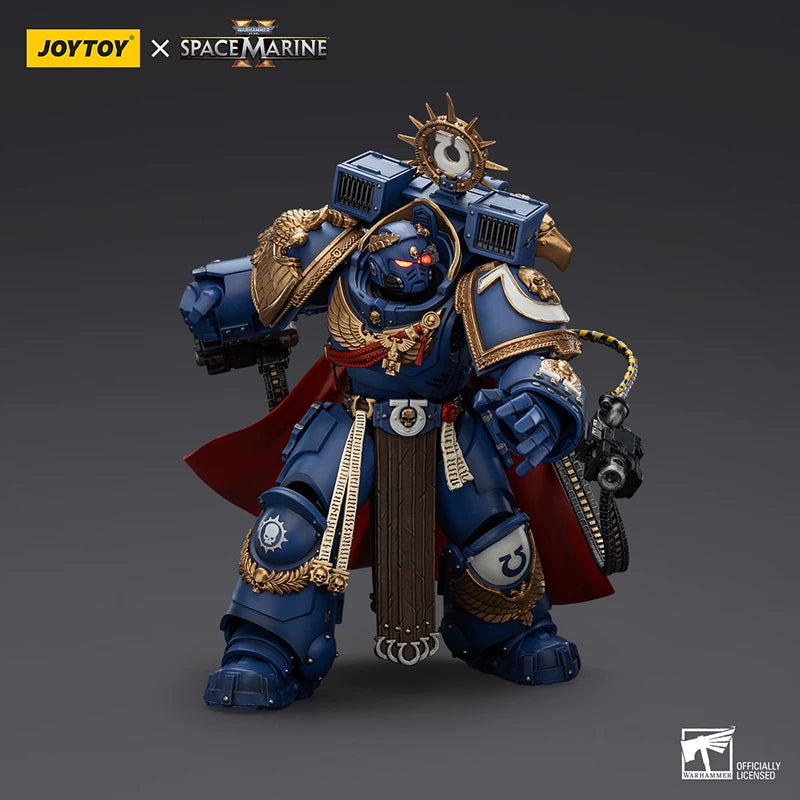 Warhammer 40,000: Ultramarines Chapter Master Marneus Calgar & Victrix Honour Guard 1/18 Scale Action Figure Set