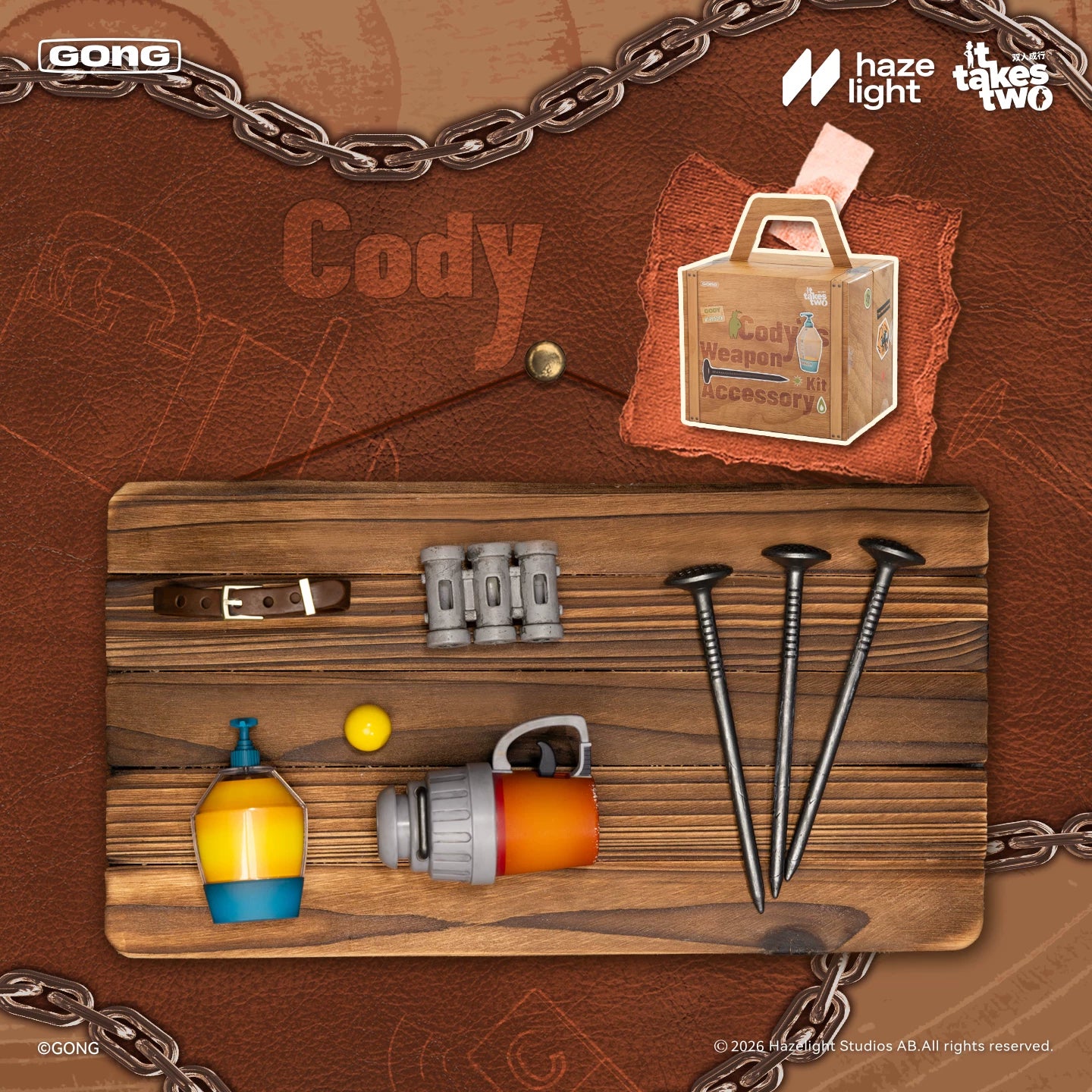 It Takes Two – Cody & May Winter Edition  Collectible Action Figures（with Weapon Accessory Pack）