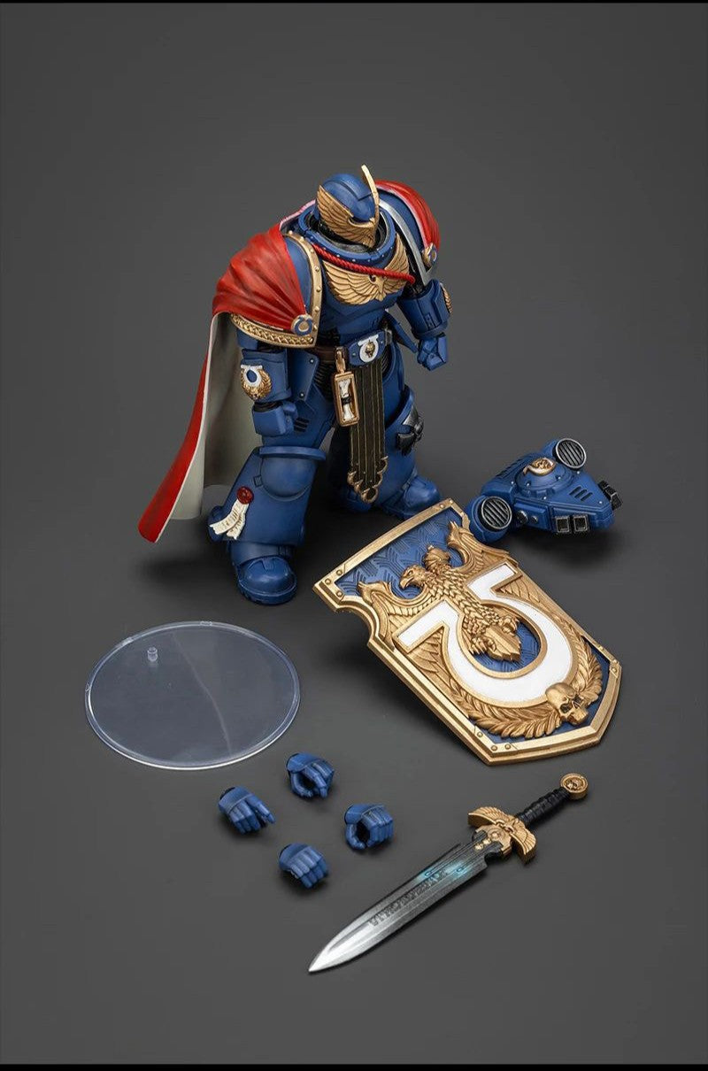 Warhammer 40,000: Ultramarines Chapter Master Marneus Calgar & Victrix Honour Guard 1/18 Scale Action Figure Set