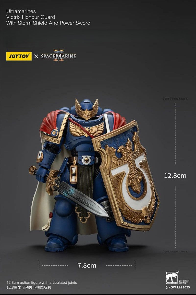 Warhammer 40,000: Ultramarines Chapter Master Marneus Calgar & Victrix Honour Guard 1/18 Scale Action Figure Set
