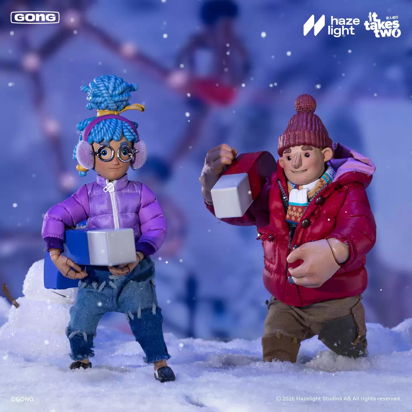 It Takes Two – Cody & May Winter Edition  Collectible Action Figures（with Weapon Accessory Pack）