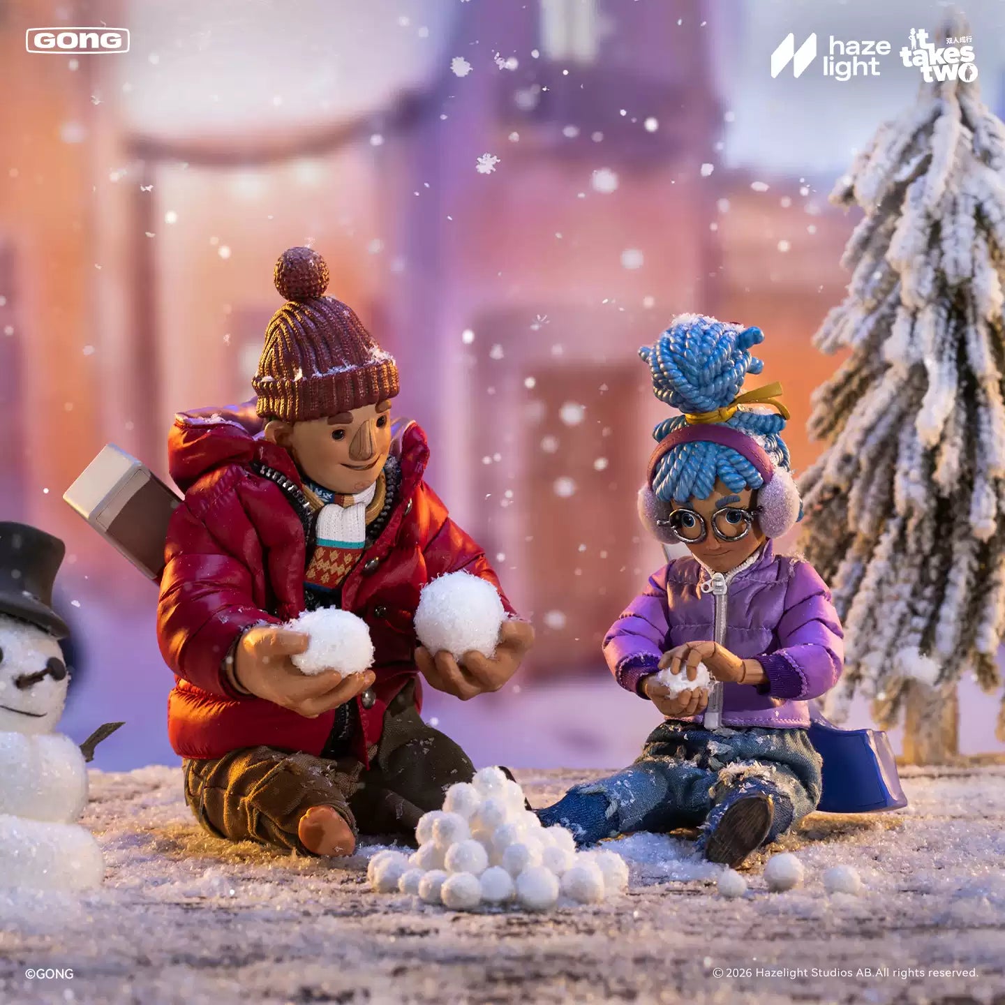 It Takes Two – Cody & May Winter Edition  Collectible Action Figures（with Weapon Accessory Pack）