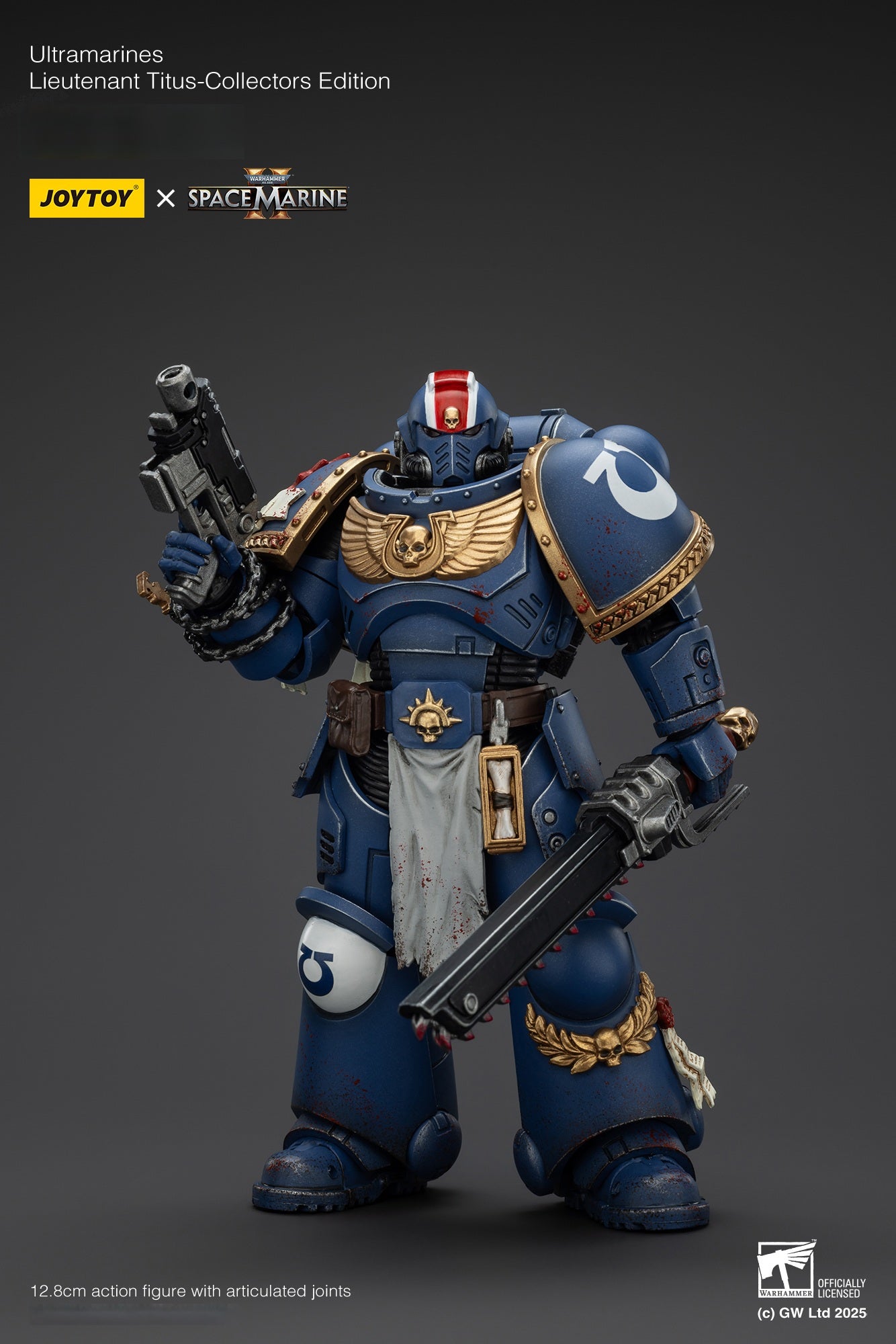 Warhammer 40,000: Space Marine 2 – Titus Lieutenant Deluxe Edition 1/18 Scale Action Figure 3-Pack