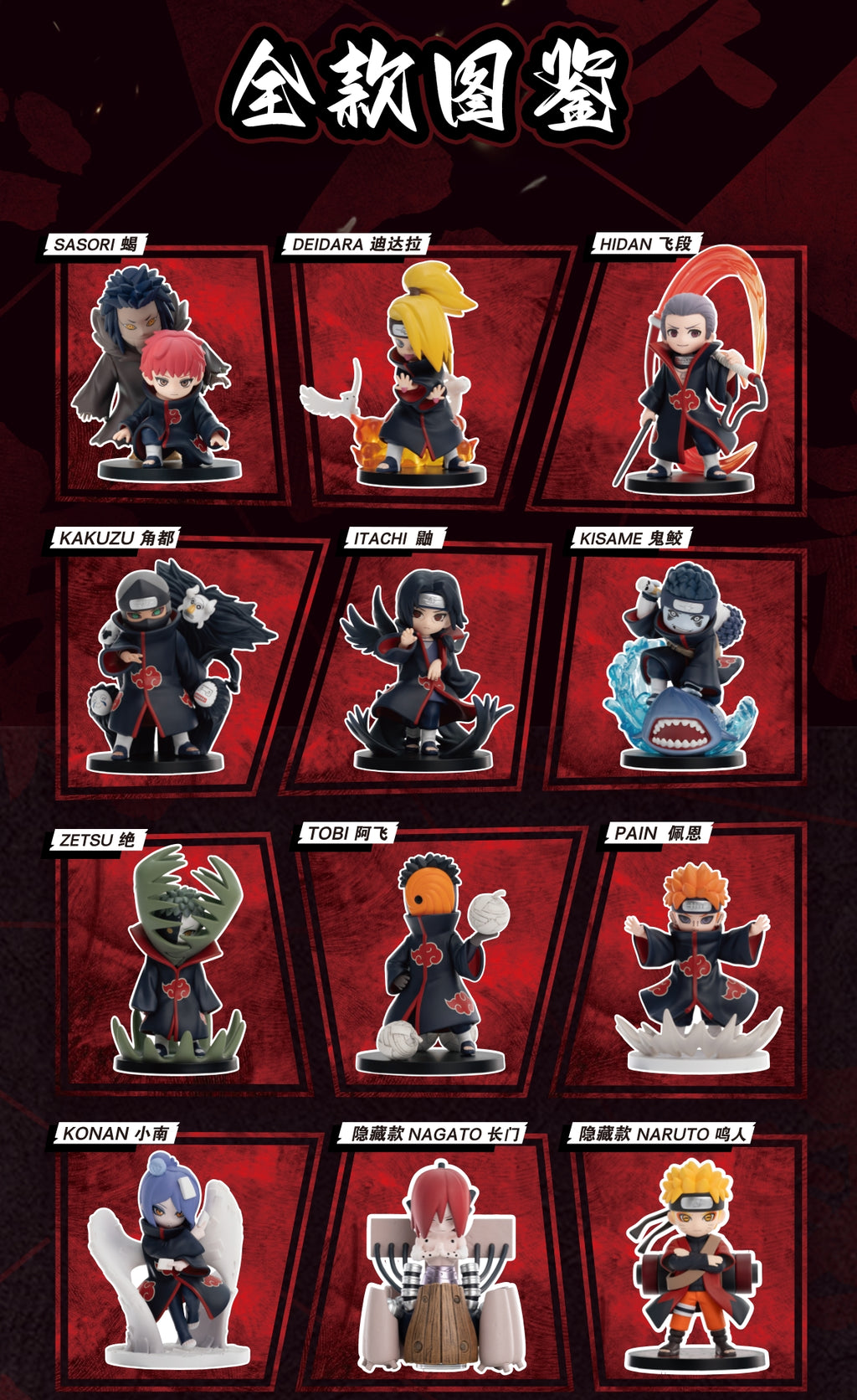 Naruto Shippuden – Akatsuki Battle Series Themed Blind Box