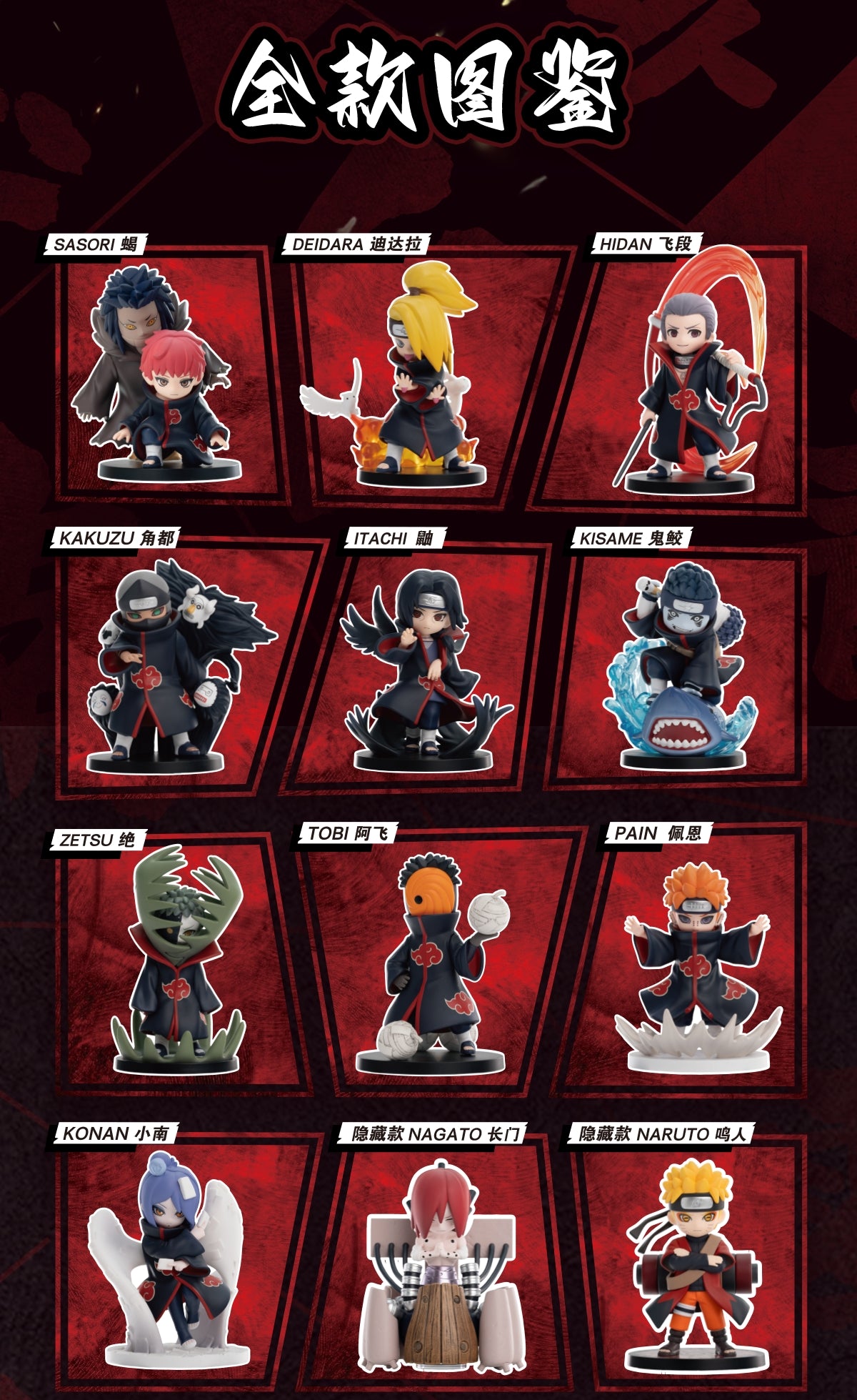 Naruto Shippuden – Akatsuki Battle Series Themed Blind Box