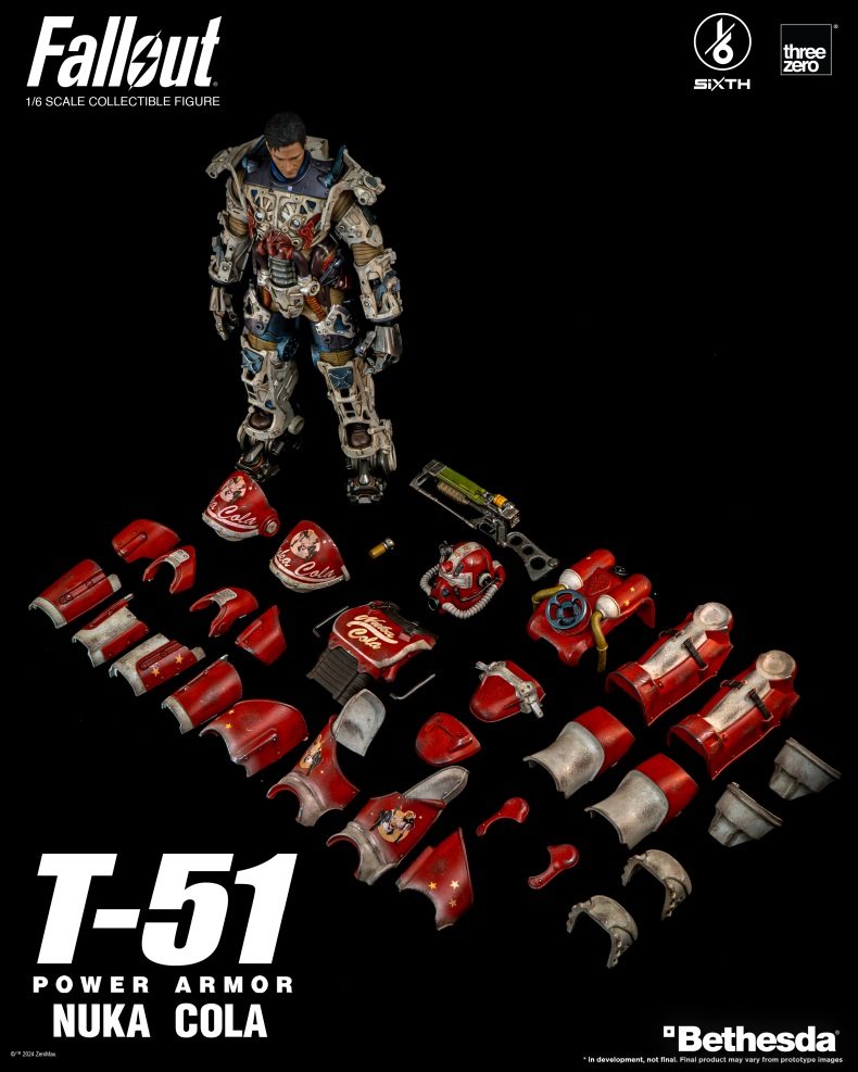 Fallout T-51 Power Armor (Nuka Cola Edition) 1/6 Scale Collectible Figure