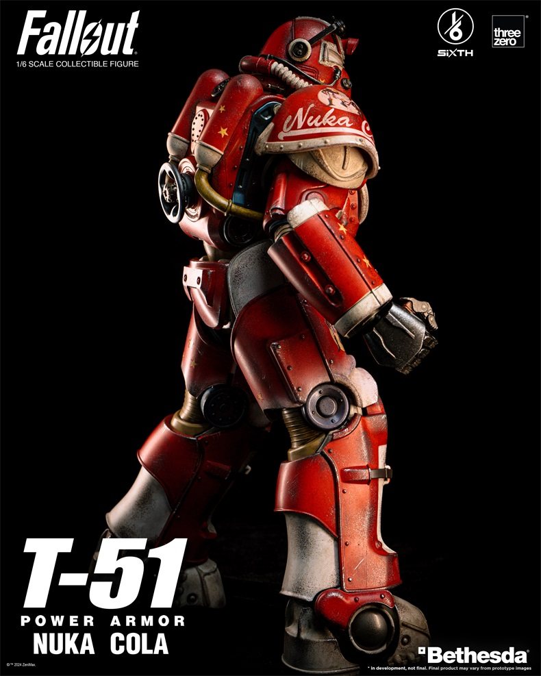Fallout T-51 Power Armor (Nuka Cola Edition) 1/6 Scale Collectible Figure