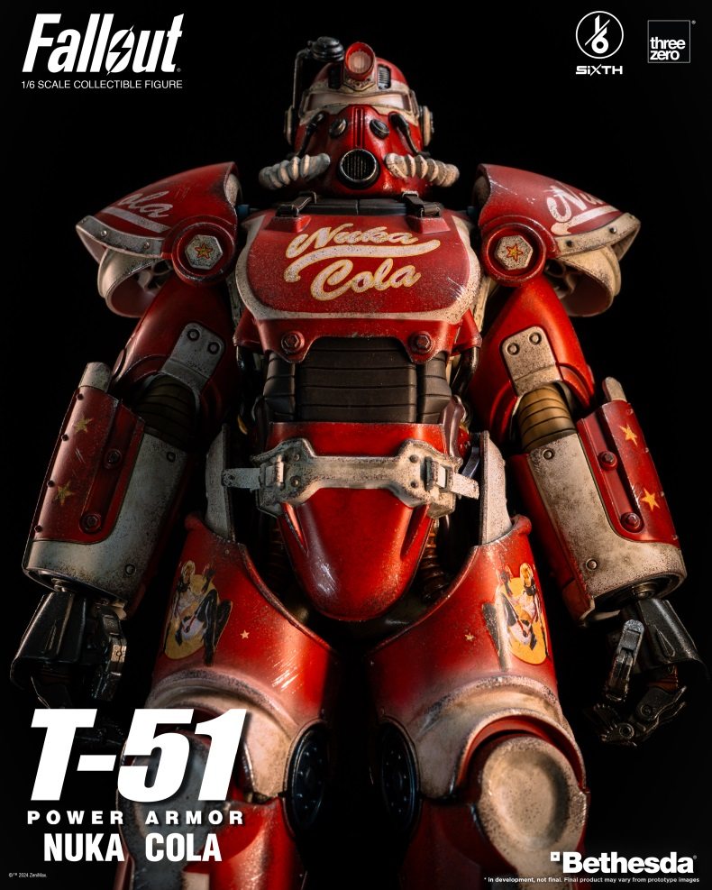 Fallout T-51 Power Armor (Nuka Cola Edition) 1/6 Scale Collectible Figure