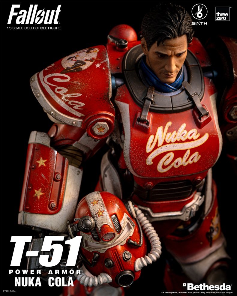 Fallout T-51 Power Armor (Nuka Cola Edition) 1/6 Scale Collectible Figure
