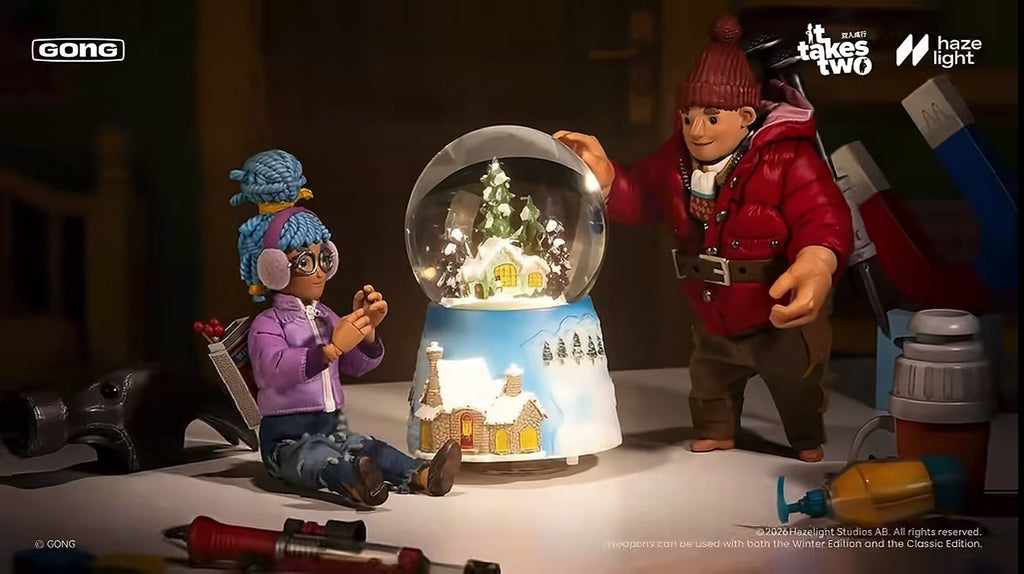 It Takes Two – Cody & May Winter Edition  Collectible Action Figures（with Weapon Accessory Pack）