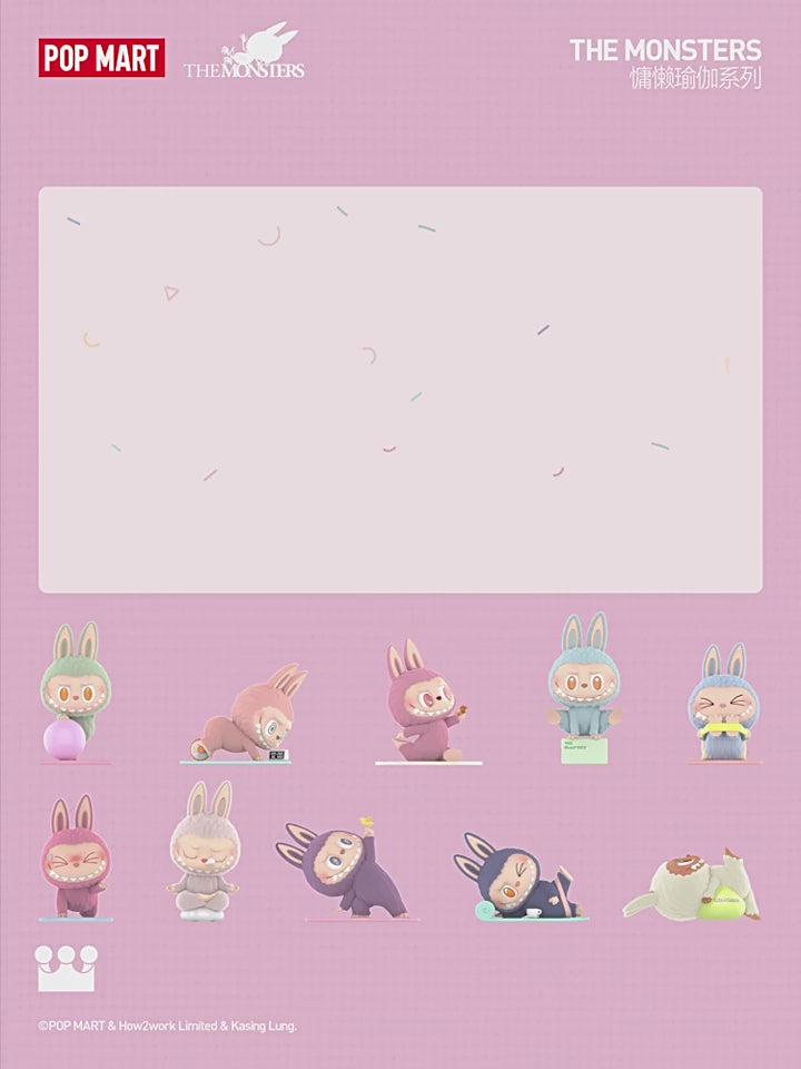 Labubu THE MONSTERS Lazy Yoga Blind Box Figure