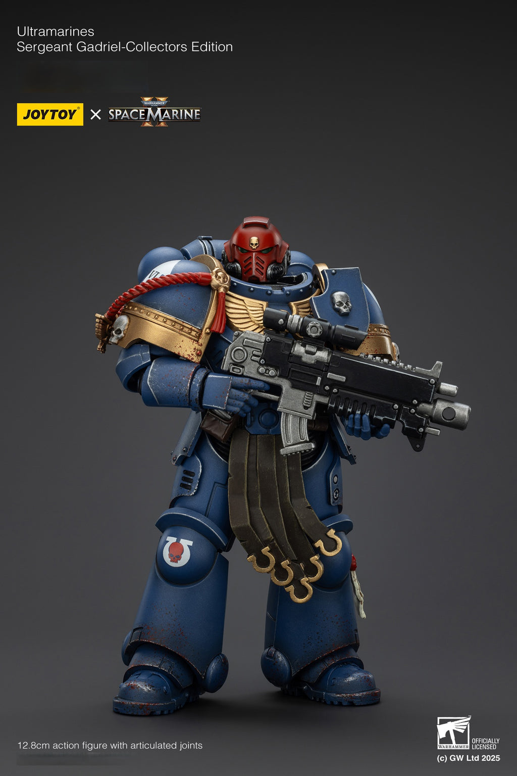 Warhammer 40,000: Space Marine 2 – Titus Lieutenant Deluxe Edition 1/18 Scale Action Figure 3-Pack