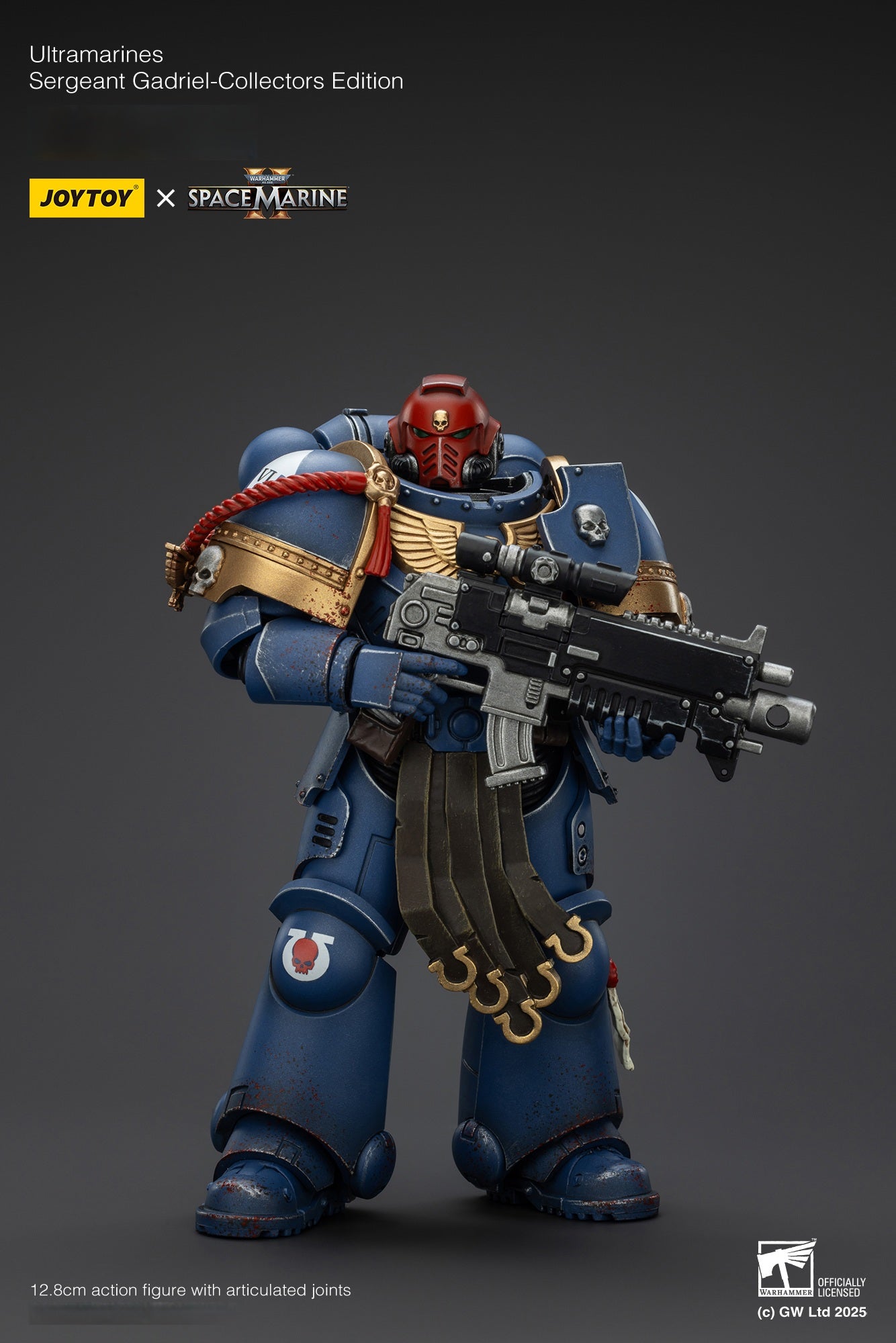 Warhammer 40,000: Space Marine 2 – Titus Lieutenant Deluxe Edition 1/18 Scale Action Figure 3-Pack