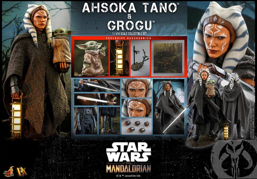 Star Wars:  Ahsoka Tano & Grogu 1/6 Scale Collectible Figure Set