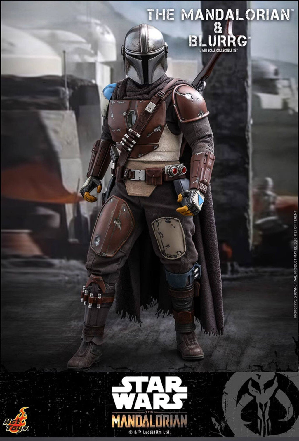 The Mandalorian™ & Blurrg 1:6 Scale Collectible Figure Deluxe Set