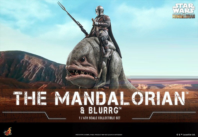 The Mandalorian™ & Blurrg 1:6 Scale Collectible Figure Deluxe Set