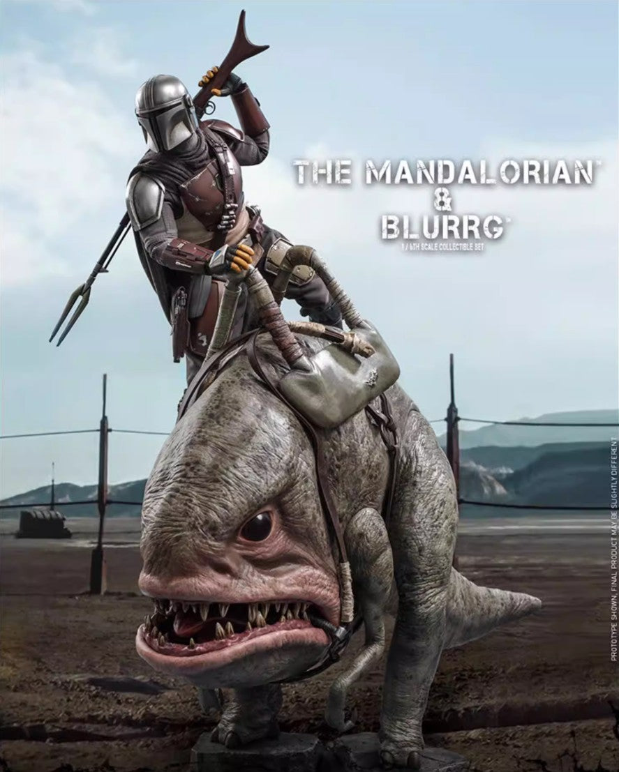 The Mandalorian™ & Blurrg 1:6 Scale Collectible Figure Deluxe Set