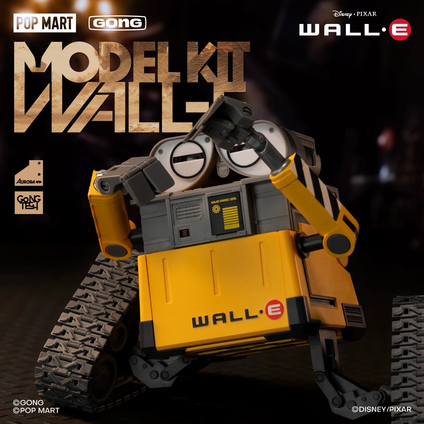 WALL·E Model Kit – 15cm Poseable Collectible Figure with Accessories